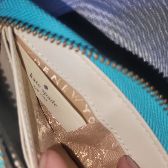 Kate Spade Blue Wristlet Wallet - Picture 4 of 5